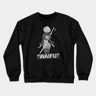 Glitch Nier 2b Waifu Crewneck Sweatshirt